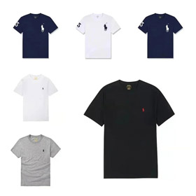 Polo Ralph Lauren bear print crew neck short-sleeved cotton t-shirt-5199  
