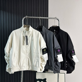 Stone Island Pilot Stand-Collar Casual Thin Jacket Baseball Style Outerwear-5235  