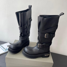 Balenciaga new platform knee-high boots-5698  